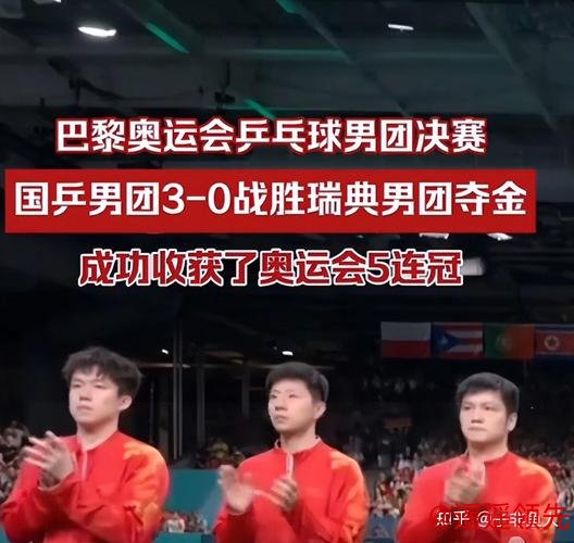 奥运国乒男团3-0横扫法国进决赛 将与瑞典争冠军