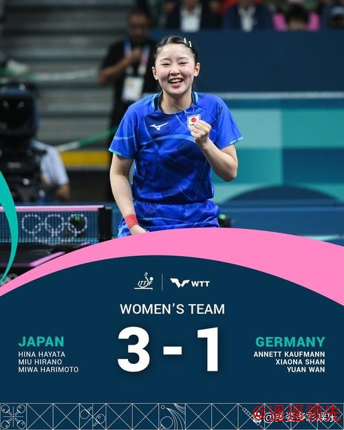 奥运日乒女团3-1德国晋级决赛 张本美和爆冷输球
