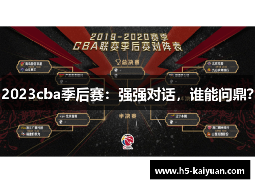 2023cba季后赛：强强对话，谁能问鼎？